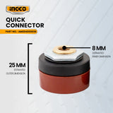 INGCO AM004000036 Quick Connector Red for ING-MMA2203PL 220A Inverter MMA Welding Machine ING-SP
