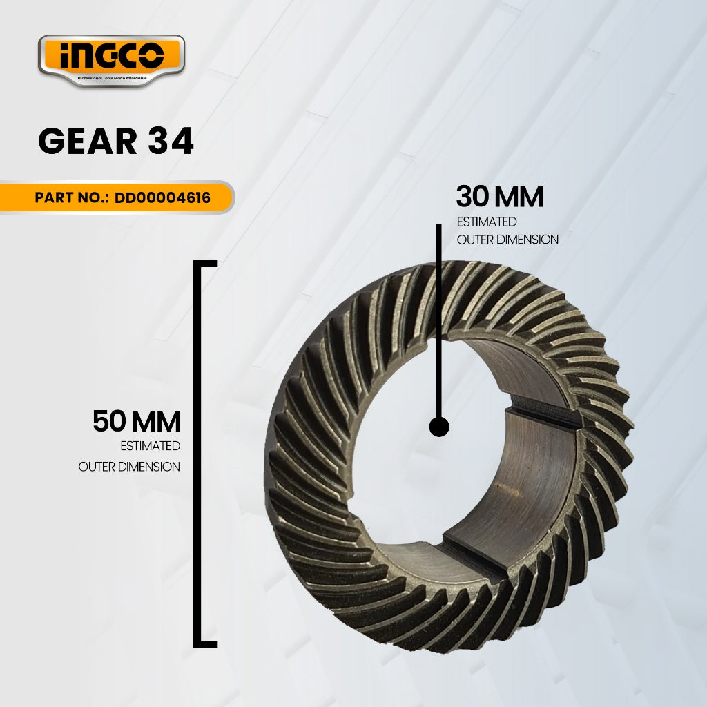 INGCO DD00004616 Gear34 for RH10506 Rotary Hammer 1050W ING-SP