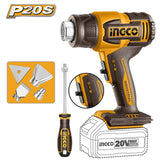Ingco P20S/20V Lithium-Ion Cordless 4PCS Combo Kit COSLI250208 ING-CT