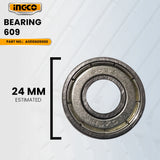 INGCO A1010609000 Bearing 609, Angle Grinder, Impact Drill, Rotary Hammer, Mixer, and Selected Tools ING-SP
