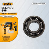 INGCO AA021001208 Rotary Hammer Bearing 699 for CRHLI202289 Li-Ion Rotary Hammer 20V ING-SP