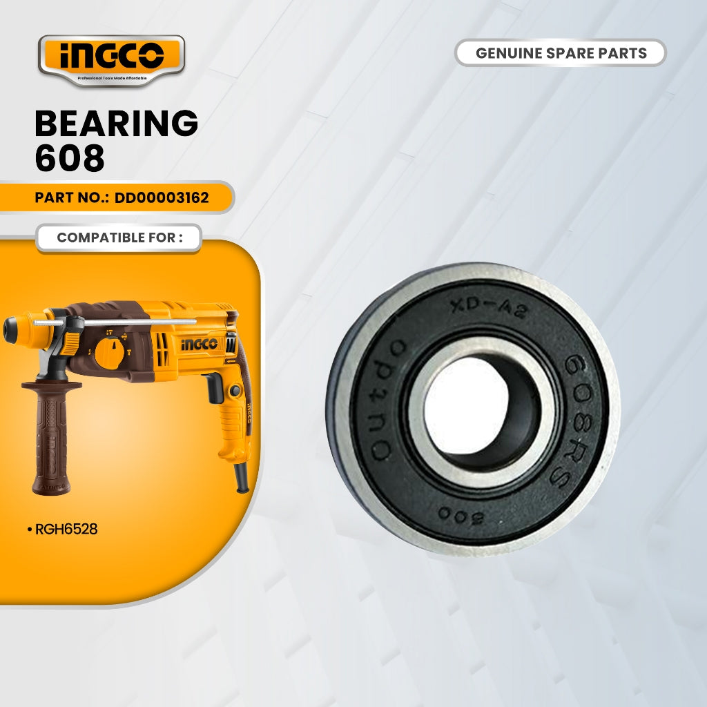 INGCO DD00003162 608 Bearing for RGH6528 Rotary Hammer 650W ING-SP