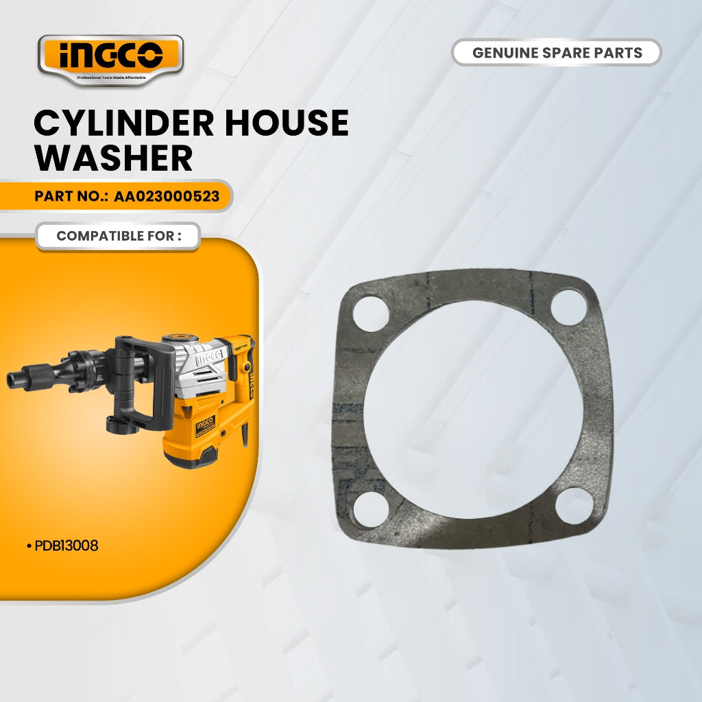 INGCO AA023000523 Cylinder House Washer for PDB13008 Demolition Breaker 1300W ING-SP