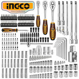 Ingco 201pcs 1/4", 3/8" and 1/2" Socket Set HKTS082016 ING-HT