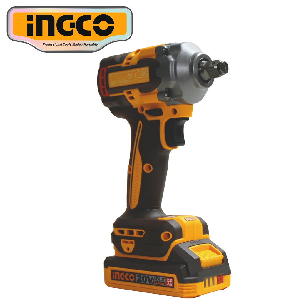 Ingco P20S/20V Lithium-ion Brushless AI Impact Wrench 1/2" 405N.m ING- CT