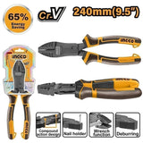 8inch/200mm - 9.5inch/240mm Compound Action Combination Pliers ING-HT