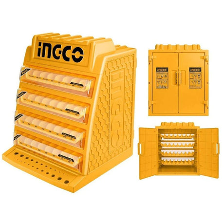 INGCO Drill Bits Display Box – Assorted Drill Bits Organizer