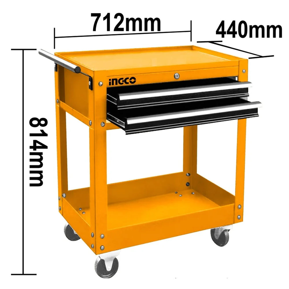 Tool Cart 2 Drawer with 2 Trays HPTCT021