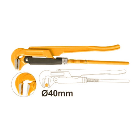 INGCO 90° Heavy Duty Swedish Pipe Wrench 1" – HPW04011