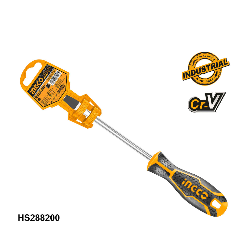 Industrial CR-V Slotted Screwdriver 200mm HS288200