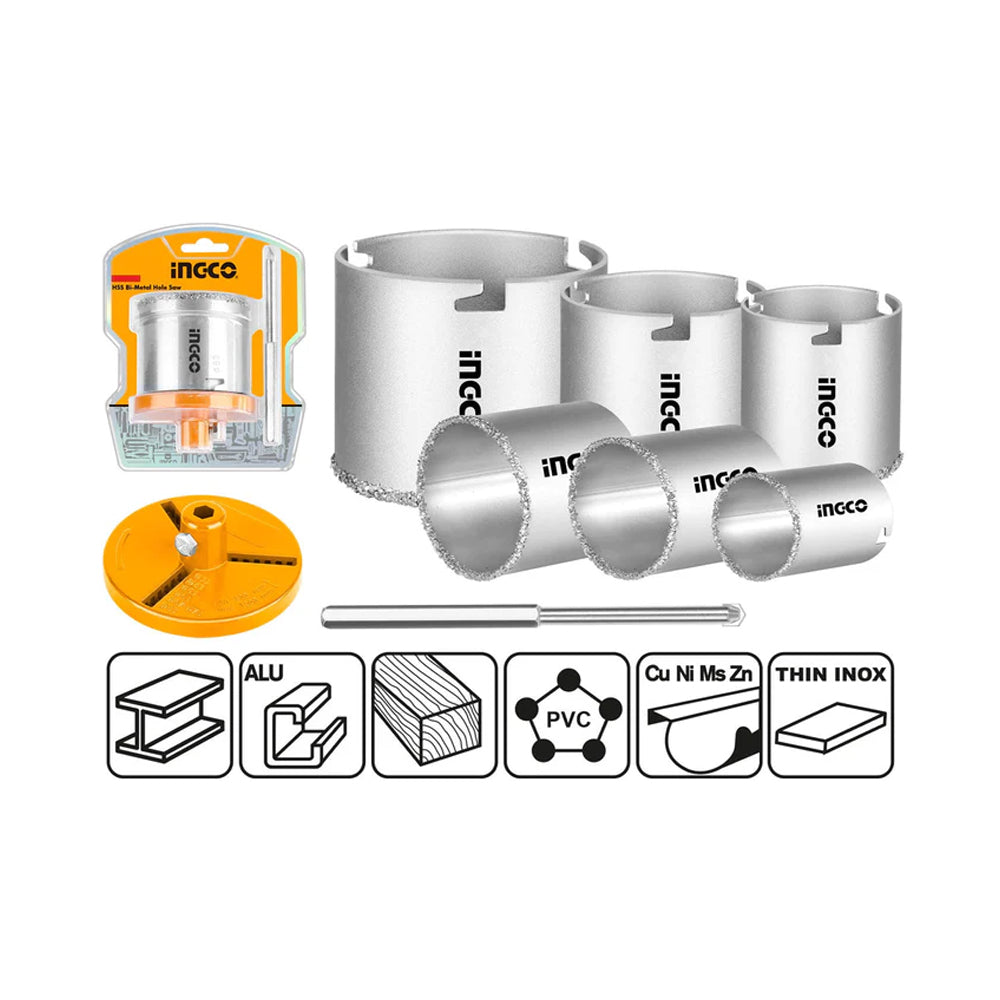 TCT Hole Saw Set Carbide Gritted HSB4061