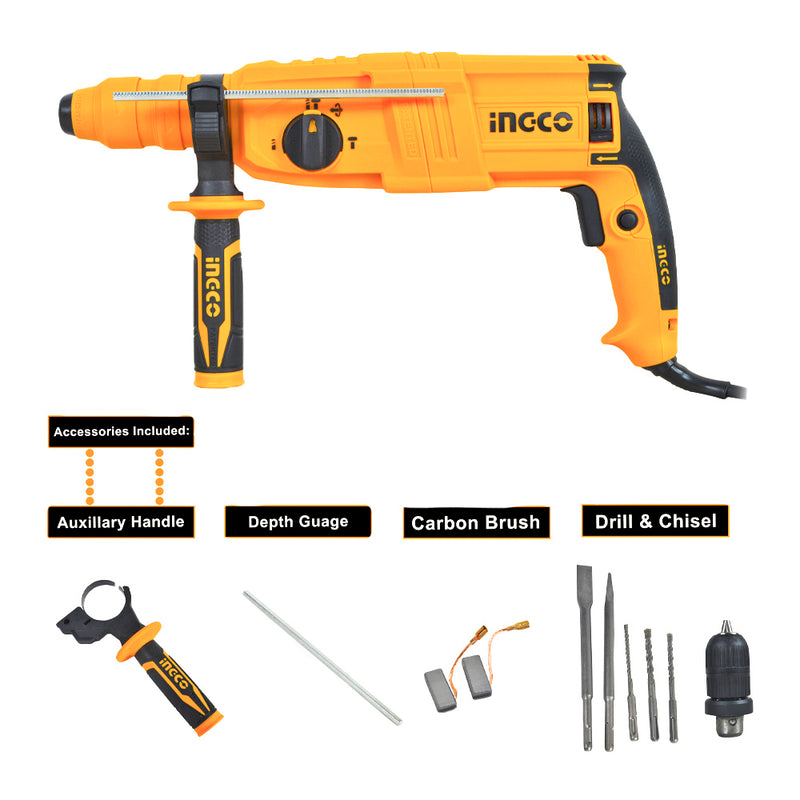 Ingco rotary best sale hammer 800w