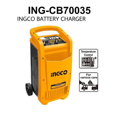 Ingco Industrial Trolley Battery Charger Tower 12V / 24V ING-CB50035 / ING-CB70035